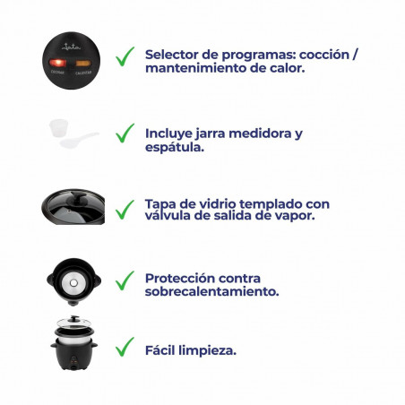 Panela de Arroz JATA JEAR2528 1000 W