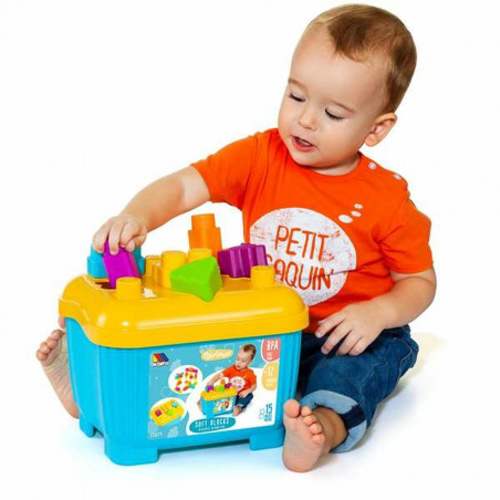 Set di Costruzioni Moltó Blocks & Puzzles 15 Pezzi