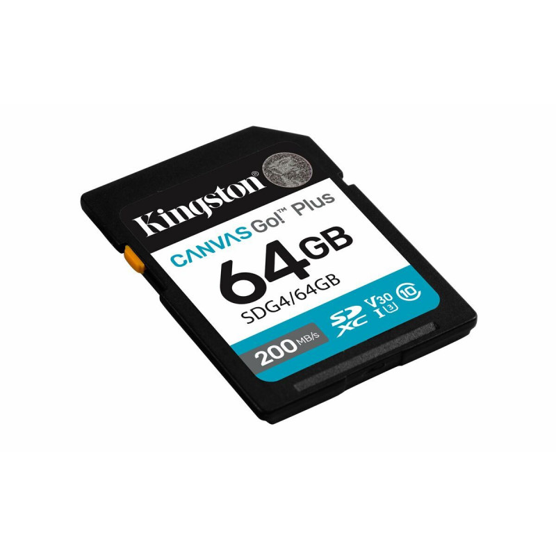 Carte Mémoire Micro SD avec Adaptateur Kingston SDG4 64 GB