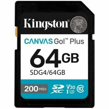 Scheda Di Memoria Micro SD con Adattatore Kingston SDG4 64 GB