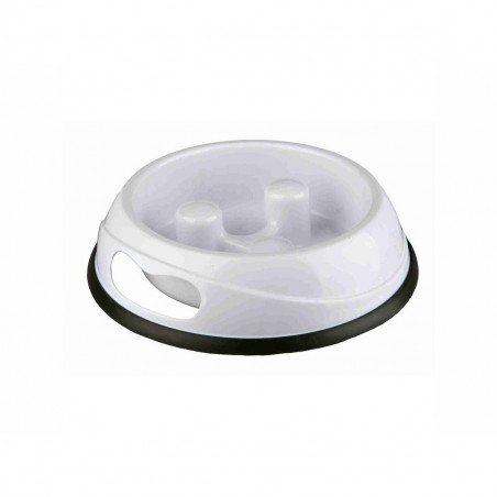 Pet feeding dish Trixie Slow Feed 900 ml 0,9 l Blue Green Natural rubber Plastic