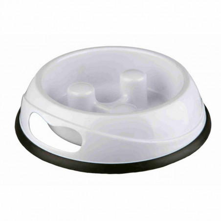 Pet feeding dish Trixie Slow Feed 900 ml 0,9 l Blue Green Natural rubber Plastic