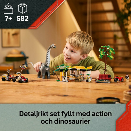 Konstruktionsspiel Lego JURASSIC WORLD 76973 Raptor & Titanosaurus Tracking Mission