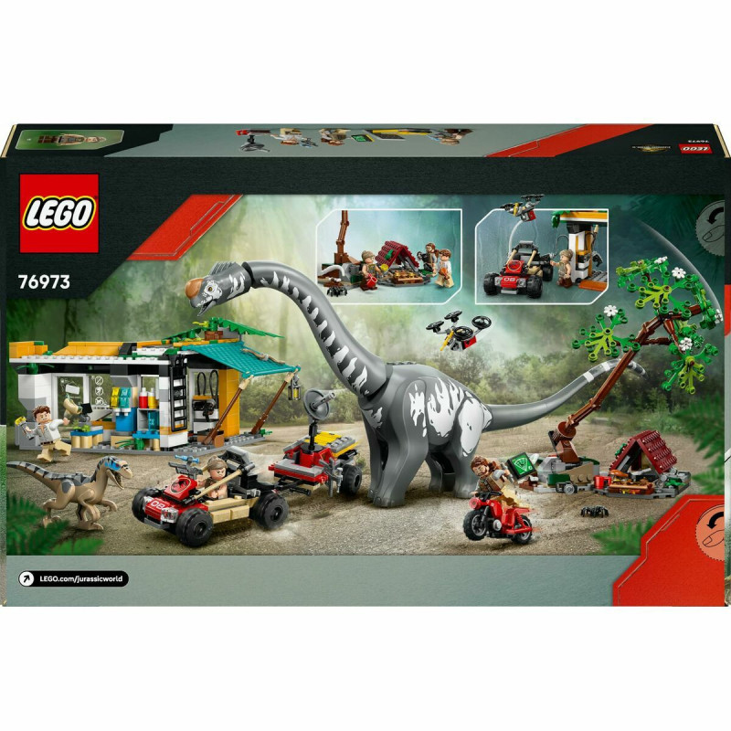 Set di Costruzioni Lego JURASSIC WORLD 76973 Raptor & Titanosaurus Tracking Mission