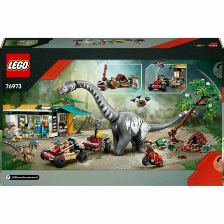 Set di Costruzioni Lego JURASSIC WORLD 76973 Raptor & Titanosaurus Tracking Mission