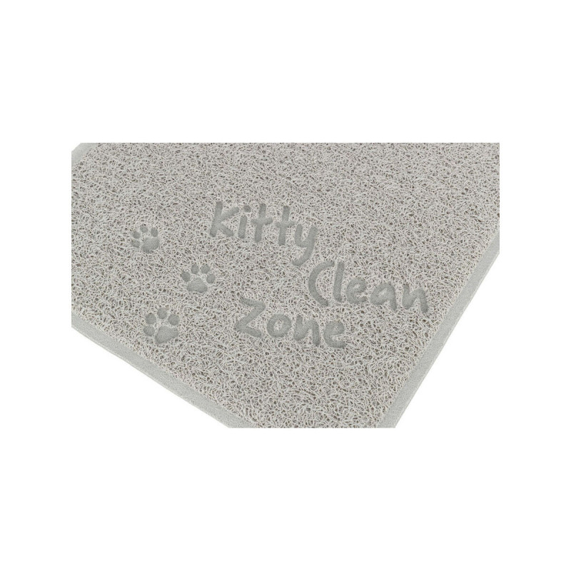 Cat Litter Tray Mat Trixie Light grey PVC 37 × 45 cm Sandpit