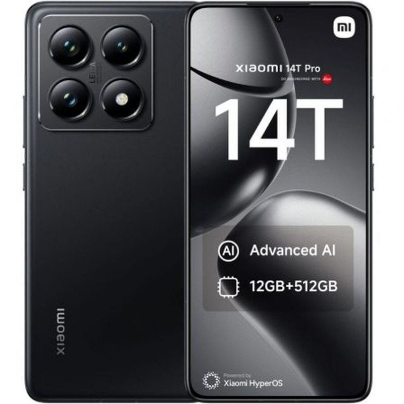 Smartphone Xiaomi 14T Pro 5G 6,67" 12 GB RAM 512 GB Nero