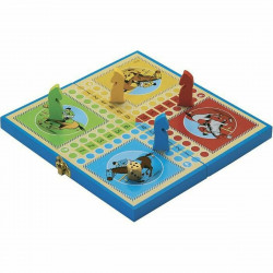 Jogo de Mesa L´Arbre a Jouer Jeu Des Petits Chevaux 25 x 25 x 1,5 cm 25 x 13 x 3 cm