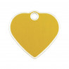 Identifikationsschild für Halsband Imarc   Gold Herz Aluminium