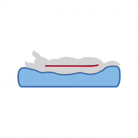 Mattress Trixie Vital Noah Light grey 110 × 70 CM