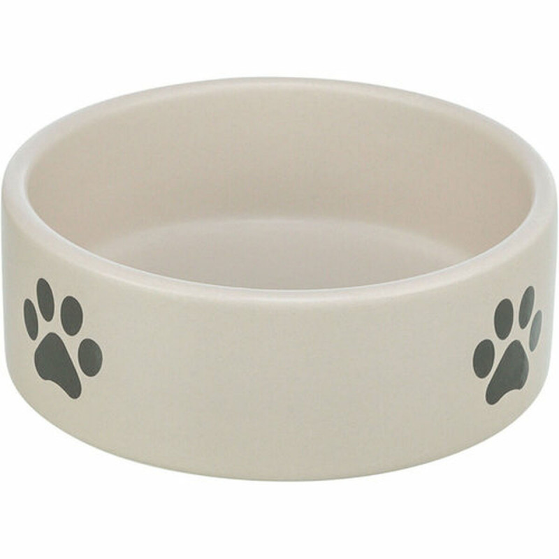 Dog Feeder Trixie Grey Light grey Ø 20 cm 1,4 L