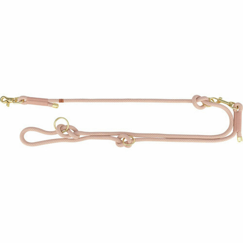 Trela ajustável para cão Trixie Soft Rope Cor de Rosa S S/XL