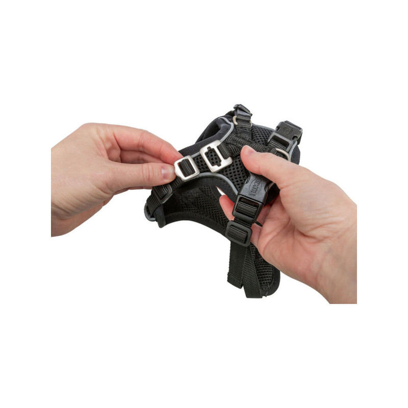 Arnês para Cães Trixie Premium FlexMesh Preto L