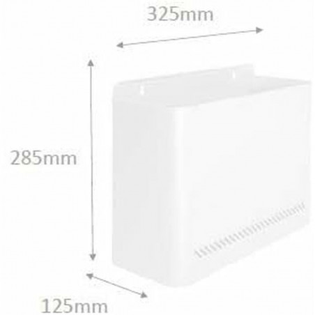 Papeleira SIE 99-G Alumínio Cinzento