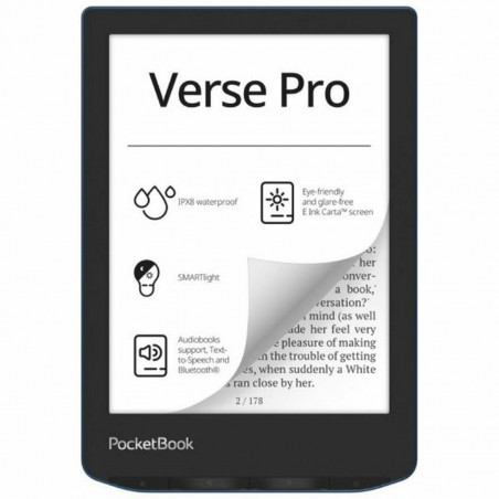 eBook PocketBook Verse Pro PB634-A-WW Negro 16 GB