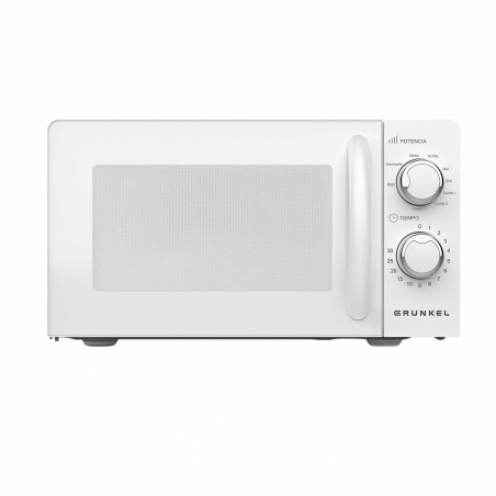 Microondas com Grill Grunkel Branco 700 W 20 L